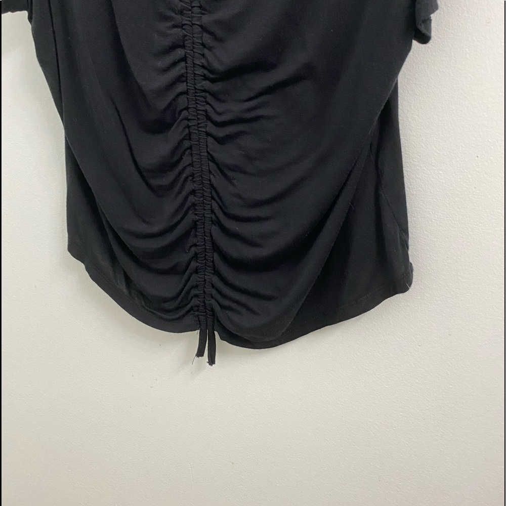 Clinched Tee With Ruffle Sleeves - Picture 3 of 3